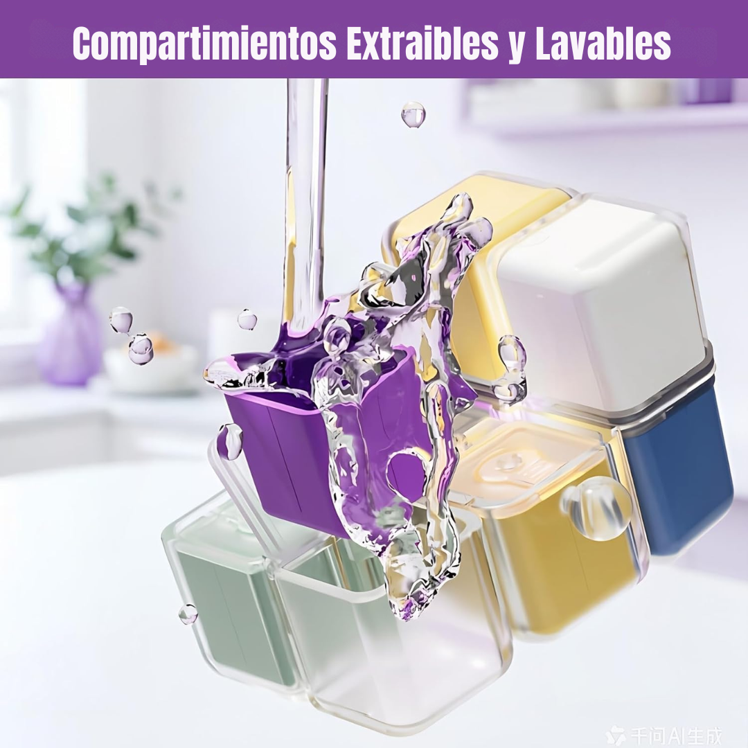 Pastillero Cubo de Viaje | VitaCube™